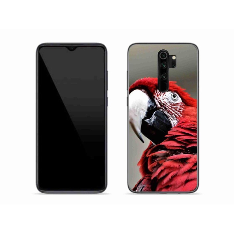Gél tok mmCase a Xiaomi Redmi Note 8 Pro készülékhez - papagáj ara piros
