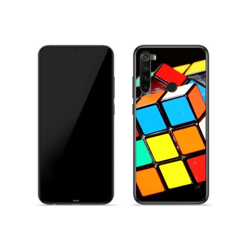 Gél tok mmCase a Xiaomi Redmi Note 8-hoz - Rubik-kocka