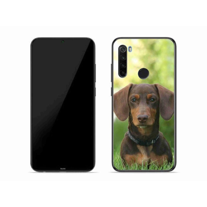 Gél tok mmCase a Xiaomi Redmi Note 8T-hez - barna tacskó