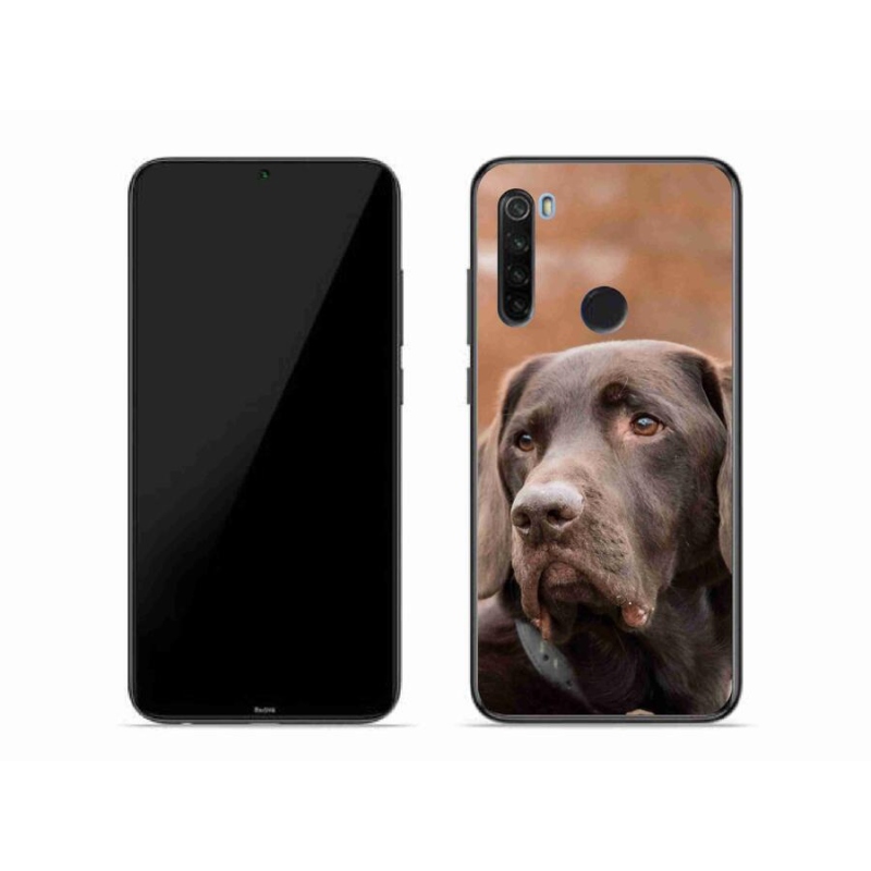 Gél tok mmCase a Xiaomi Redmi Note 8T-hez - barna labrador