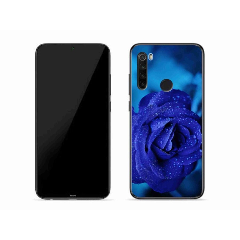 Gél tok mmCase a Xiaomi Redmi Note 8T-hez - kék rózsa