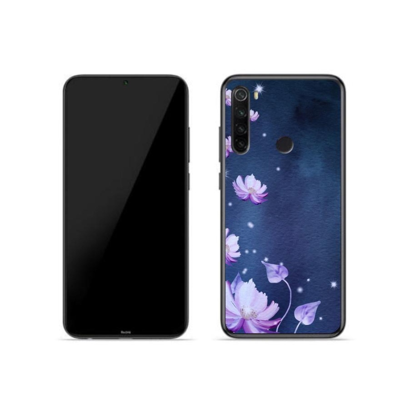 Gél tok mmCase a Xiaomi Redmi Note 8T-hez - virághullás
