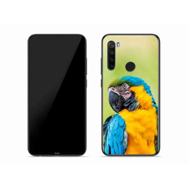 Gél tok mmCase a Xiaomi Redmi Note 8T számára - papagáj ara 2