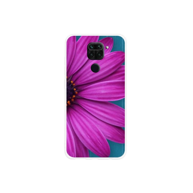 Gél tok mmCase a Xiaomi Redmi Note 9-hez - lila százszorszép