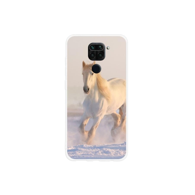 Gél tok mmCase a Xiaomi Redmi Note 9-hez - ló a hóban