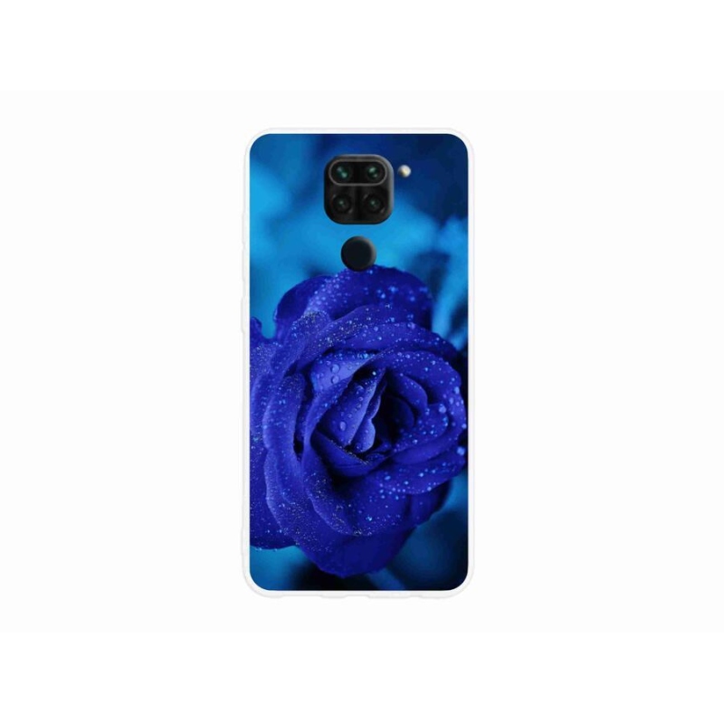 Gél tok mmCase a Xiaomi Redmi Note 9-hez - kék rózsa