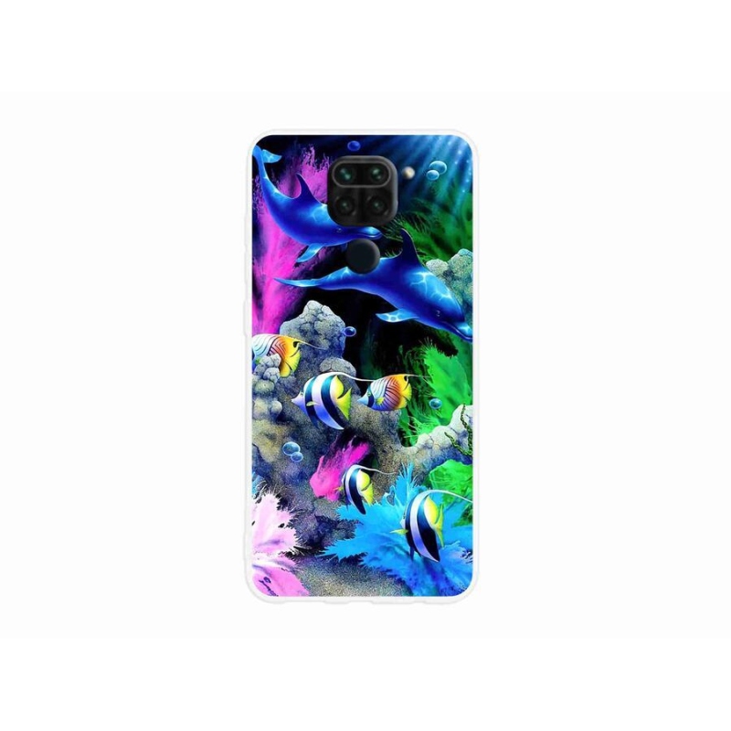Gél tok mmCase a Xiaomi Redmi Note 9 készülékhez - tengeri világ