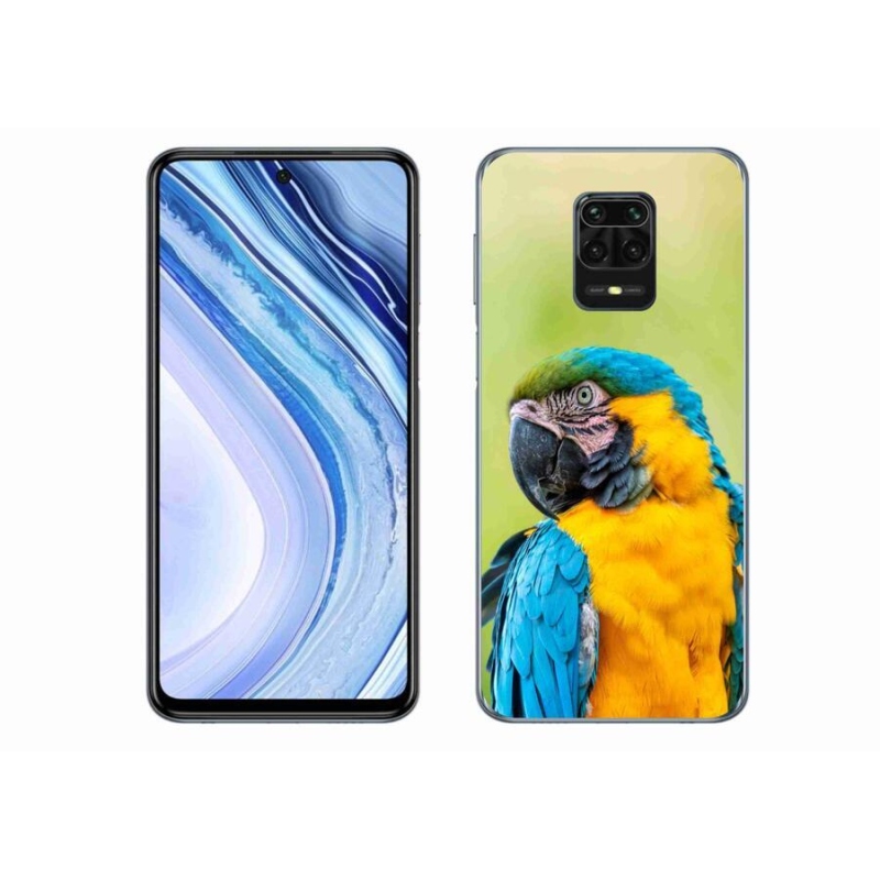 Gél tok mmCase a Xiaomi Redmi Note 9 Pro készülékhez - papagáj ara 2