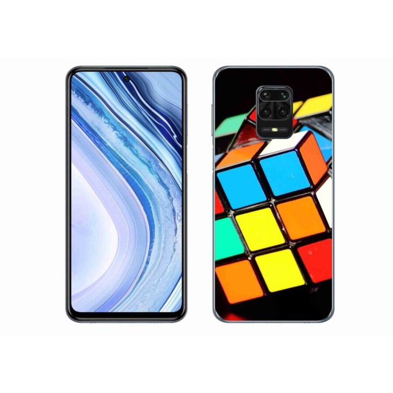 Gél tok mmCase a Xiaomi Redmi Note 9 Pro-hoz - Rubik-kocka