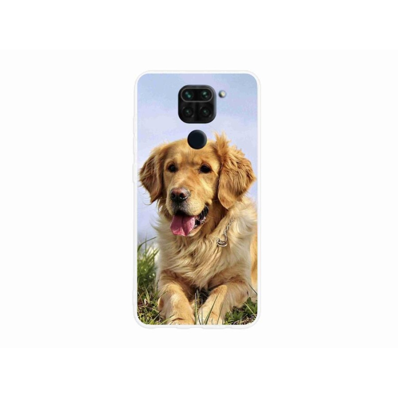 Gél tok mmCase a Xiaomi Redmi Note 9-hez - arany retriever