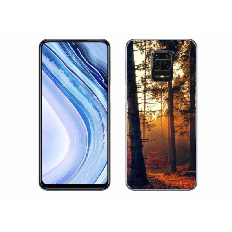 Gél tok mmCase a Xiaomi Redmi Note 9S számára - erdő