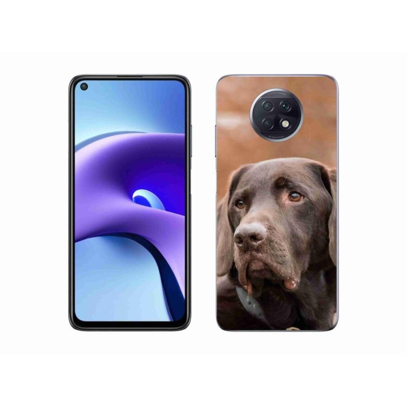 Gél tok mmCase a Xiaomi Redmi Note 9T 5G-hez - barna labrador