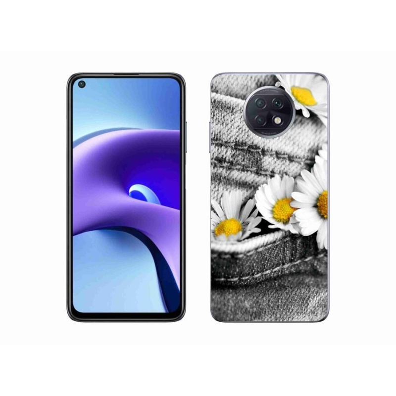 Gél tok mmCase a Xiaomi Redmi Note 9T 5G-hez - margaréták