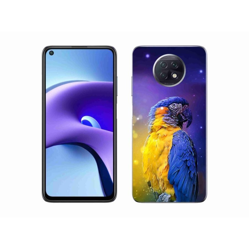 Gél tok mmCase a Xiaomi Redmi Note 9T 5G számára - papagáj ara 1