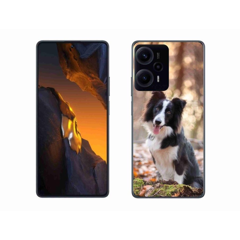 Gél tok mmCase a Xiaomi Poco F5-hez - border colie 1
