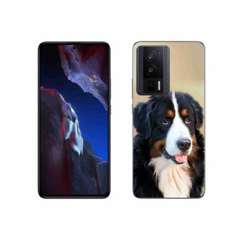 Gél tok mmCase a Xiaomi Poco F5 Pro készülékhez - Berni hegyi kutya