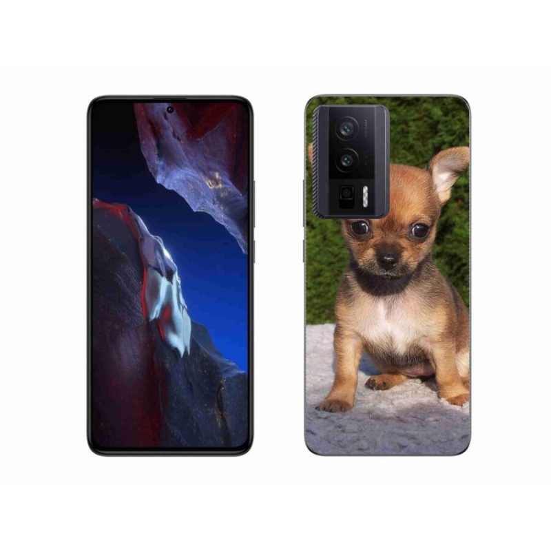 Gél tok mmCase a Xiaomi Poco F5 Pro számára - chihuahua 3