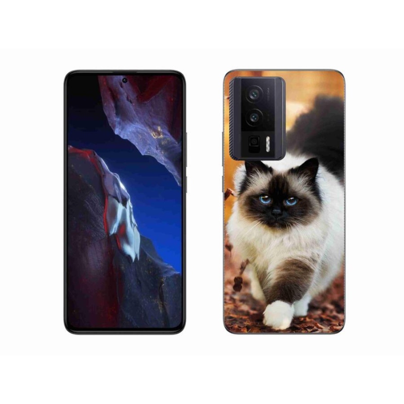 Gél tok mmCase a Xiaomi Poco F5 Pro készülékhez - macska