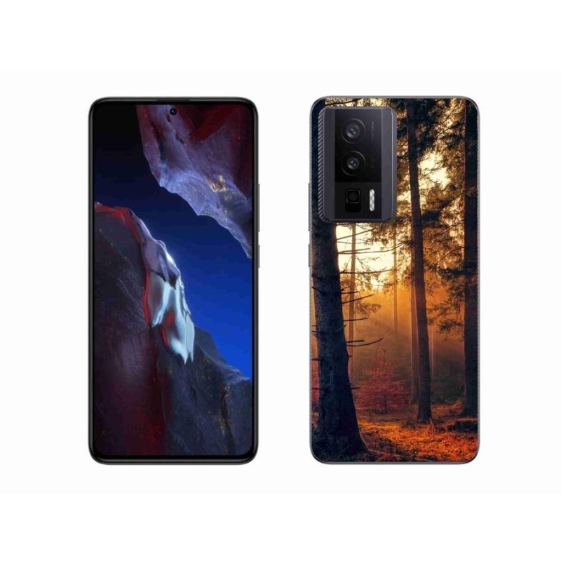 Gél tok mmCase a Xiaomi Poco F5 Pro készülékhez - erdő