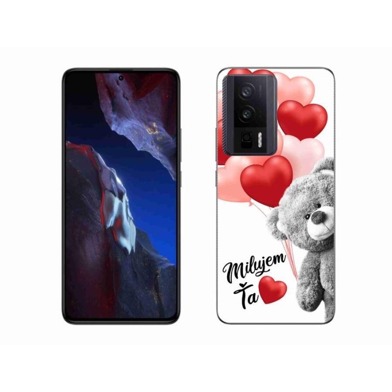 Gél tok mmCase a Xiaomi Poco F5 Pro számára - I love you en
