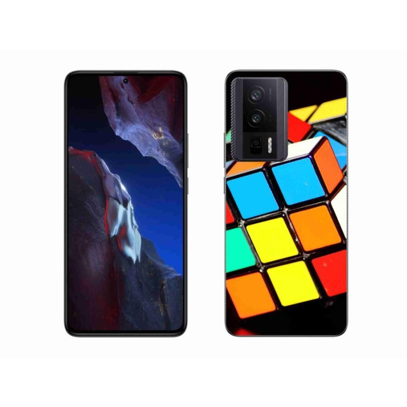 Gél tok mmCase a Xiaomi Poco F5 Pro számára - Rubik-kocka