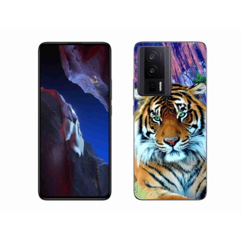 Gél tok mmCase a Xiaomi Poco F5 Pro számára - tigris