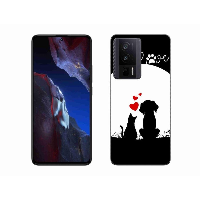 Gél tok mmCase a Xiaomi Poco F5 Pro számára - állati szeretet