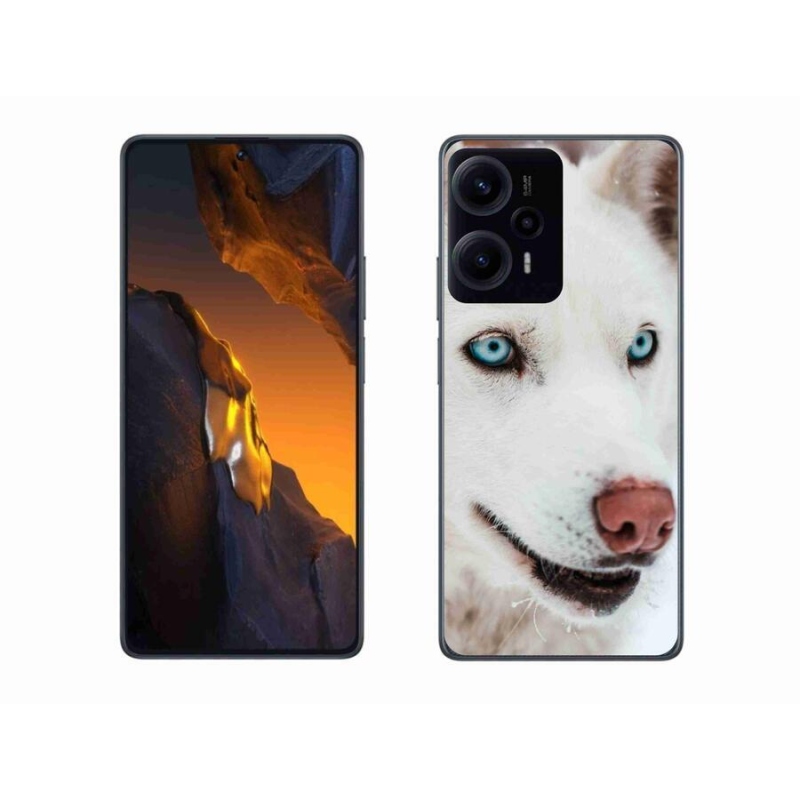 Gél tok mmCase a Xiaomi Poco F5 készülékhez - kutyaszemmel nézve