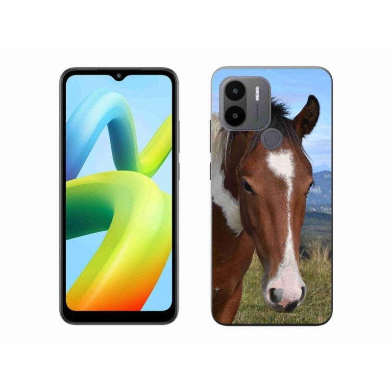 Gél tok mmCase a Xiaomi Redmi A1+/A2+ készülékhez - barna ló