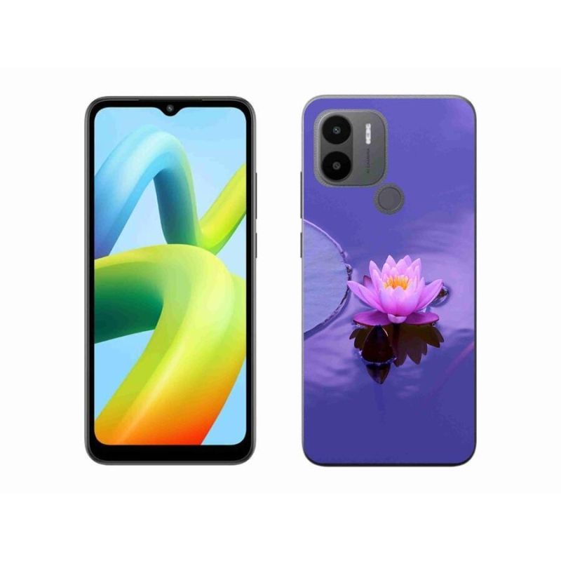 Gél tok mmCase a Xiaomi Redmi A1+/A2+ készülékhez - virág a felületen