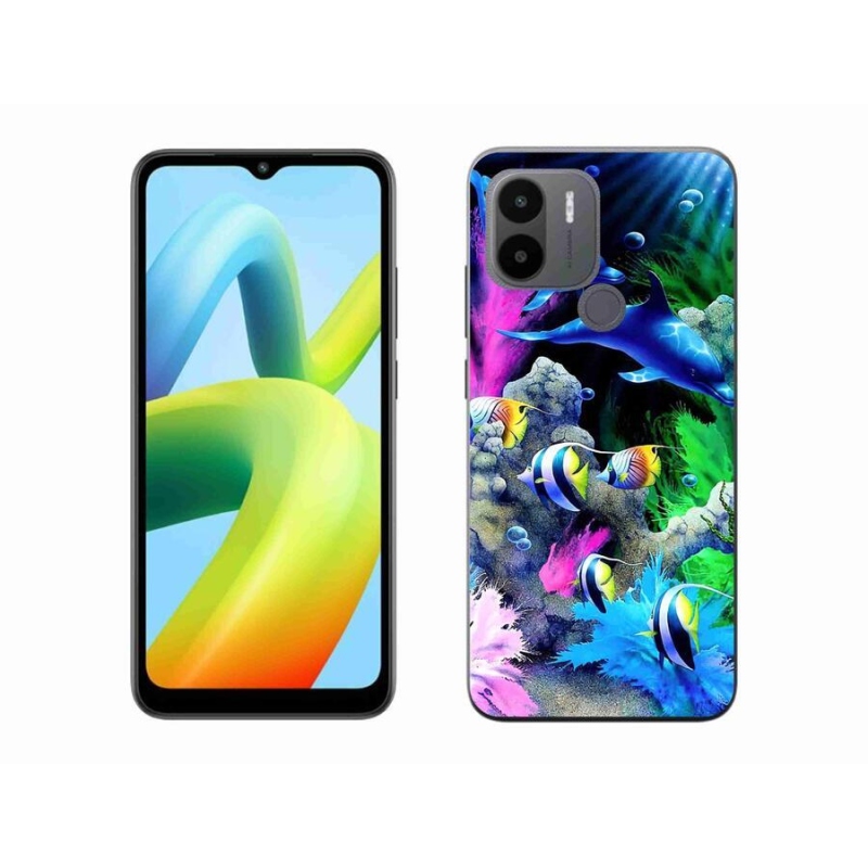 Gél tok mmCase a Xiaomi Redmi A1+/A2+ készülékhez - tengeri világ