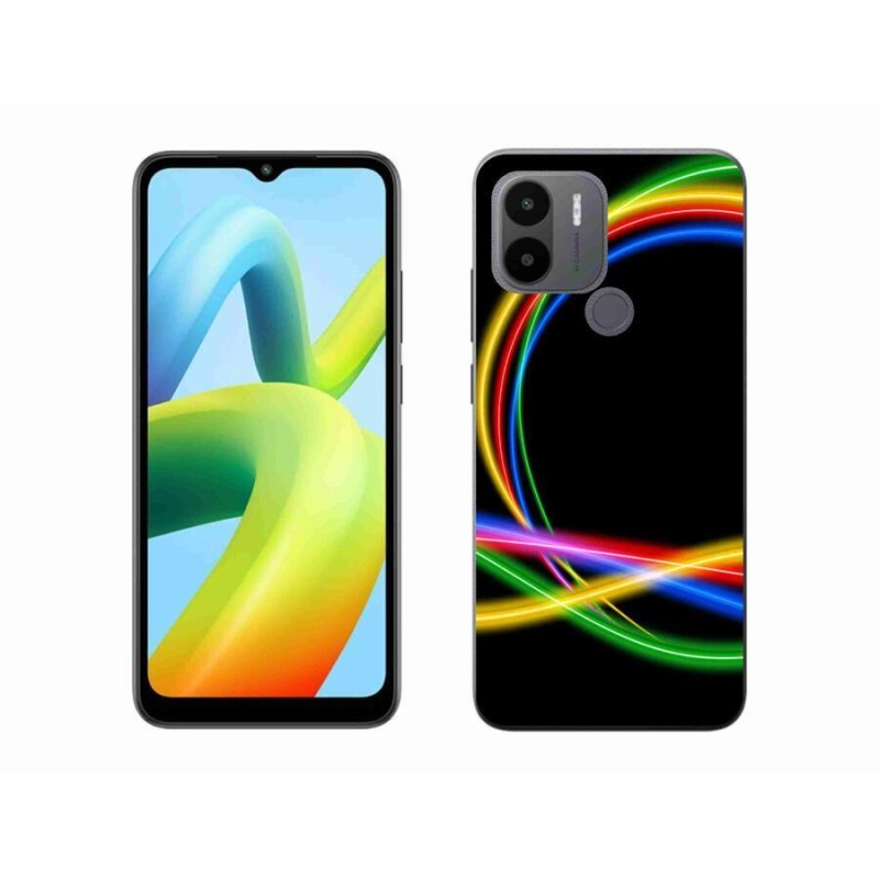 Gél tok mmCase a Xiaomi Redmi A1+/A2+ készülékhez - neon karikák