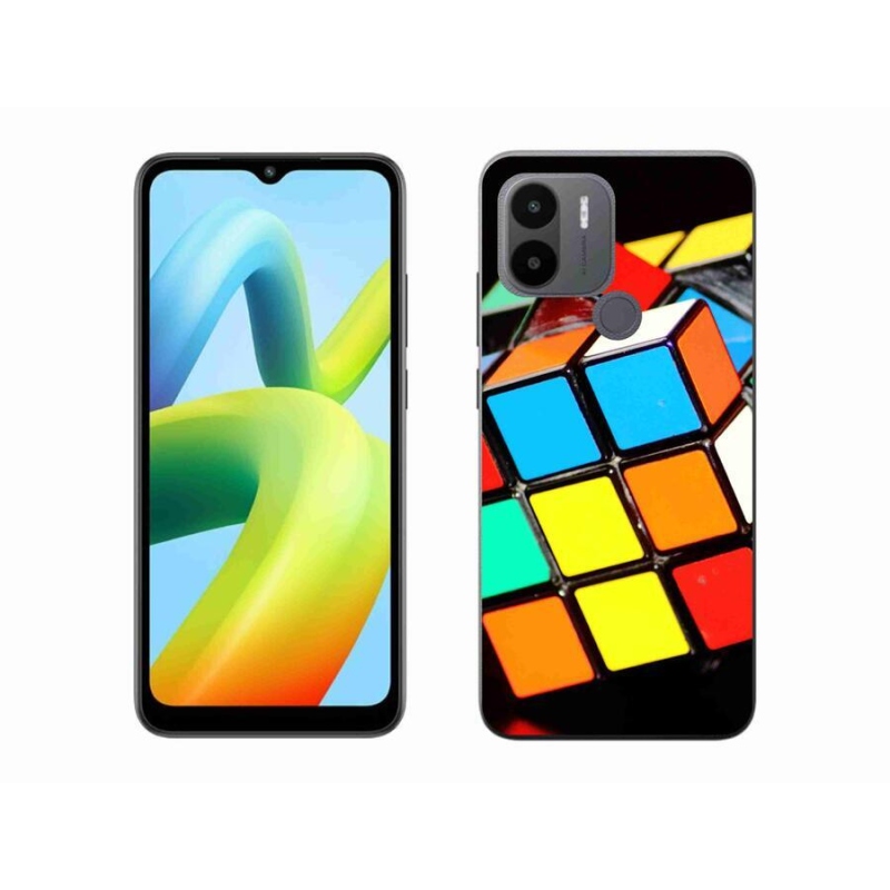 Gél tok mmCase a Xiaomi Redmi A1+/A2+ készülékhez - Rubik-kocka