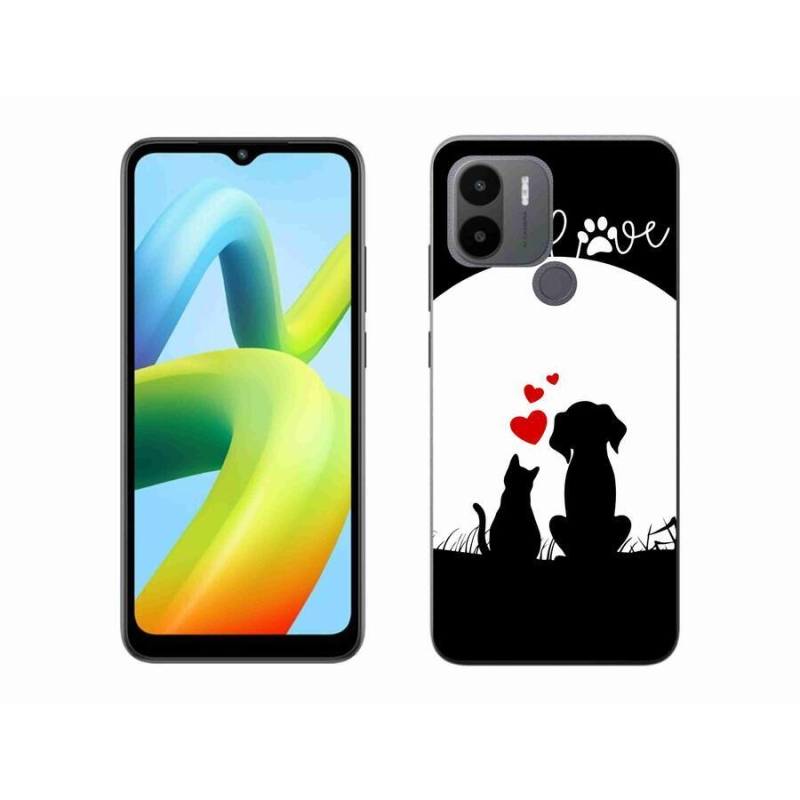 Gél tok mmCase a Xiaomi Redmi A1+/A2+ készülékhez - állati szeretet