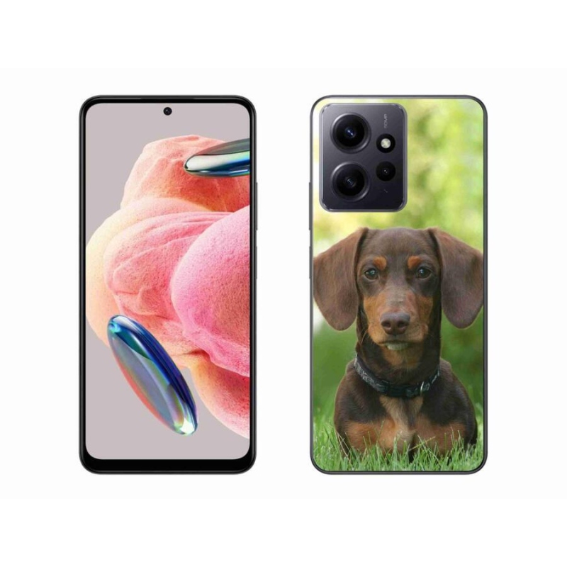 Gél tok mmCase a Xiaomi Redmi Note 12 4G-hez - barna tacskó