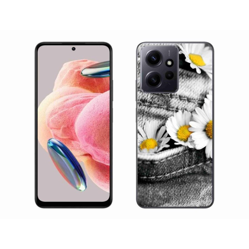 Gél tok mmCase a Xiaomi Redmi Note 12 4G-hez - százszorszépek