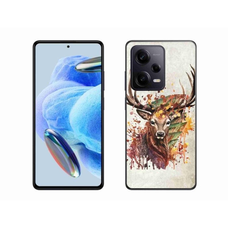 Gél tok mmCase a Xiaomi Redmi Note 12 Pro+ 5G számára - szarvas 1