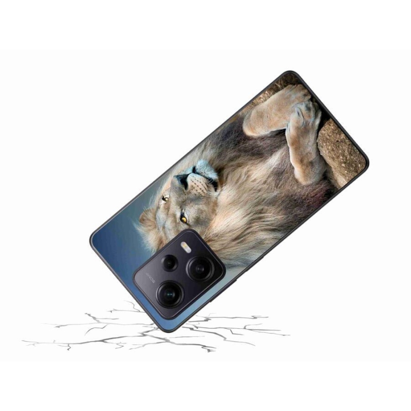 Gél tok mmCase a Xiaomi Redmi Note 12 Pro+ 5G számára - Lion 1