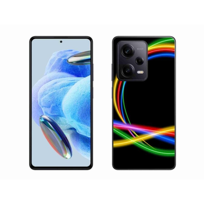 Gél tok mmCase a Xiaomi Redmi Note 12 Pro+ 5G - neon körökhöz