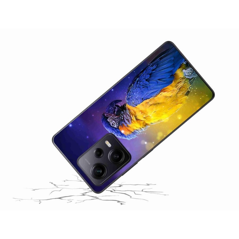 Gél tok mmCase a Xiaomi Redmi Note 12 Pro+ 5G számára - papagáj ara 1