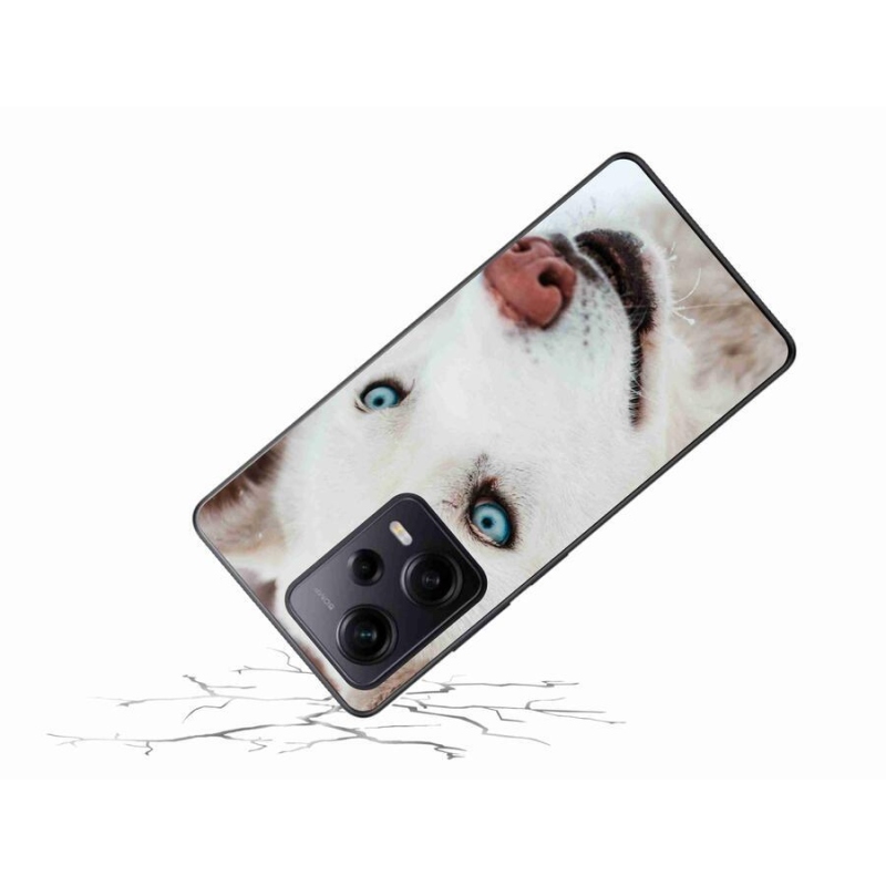 Gél tok mmCase a Xiaomi Redmi Note 12 Pro+ 5G-hez - kutyaszemmel nézve