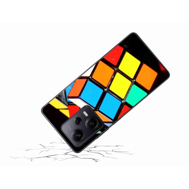 Gél tok mmCase a Xiaomi Redmi Note 12 Pro+ 5G számára - Rubik-kocka