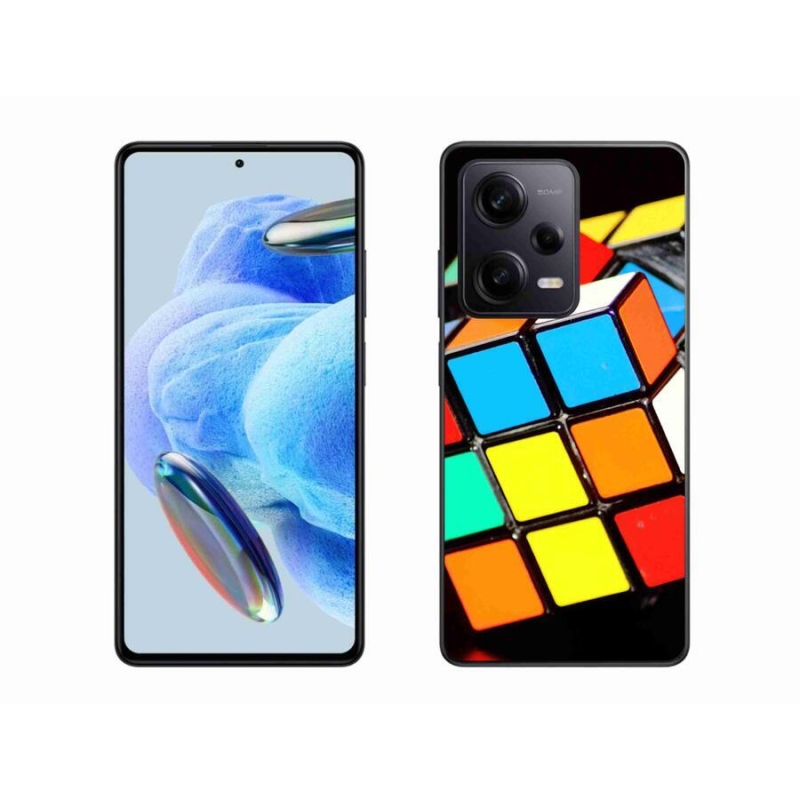 Gél tok mmCase a Xiaomi Redmi Note 12 Pro+ 5G számára - Rubik-kocka