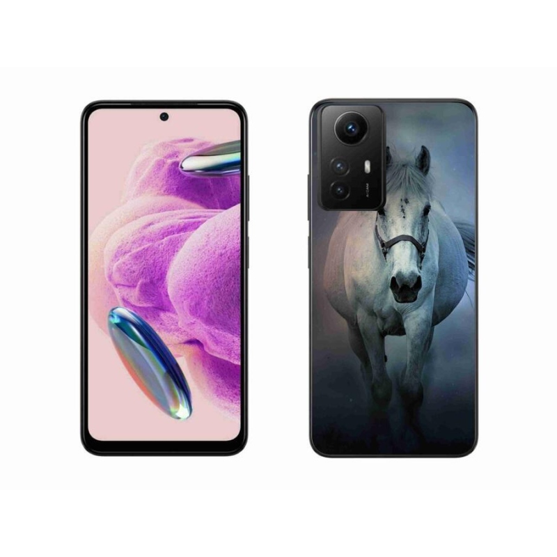 Gél tok mmCase a Xiaomi Redmi Note 12S számára - futó fehér ló