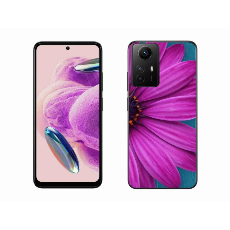 Gél tok mmCase a Xiaomi Redmi Note 12S-hez - lila százszorszép
