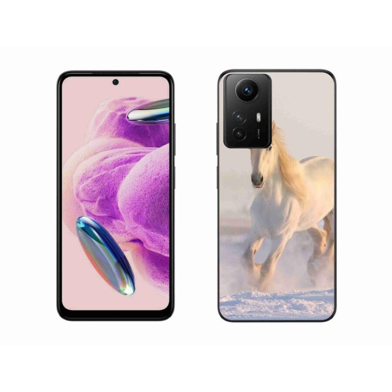 Gél tok mmCase a Xiaomi Redmi Note 12S számára - ló a hóban