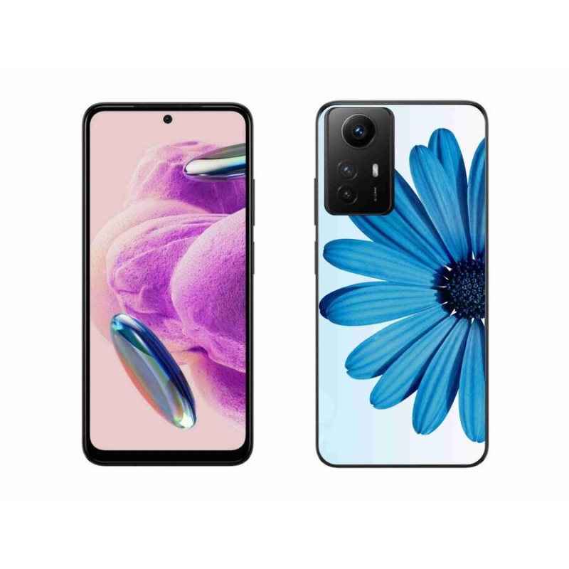 Gél tok mmCase a Xiaomi Redmi Note 12S-hez - kék százszorszép