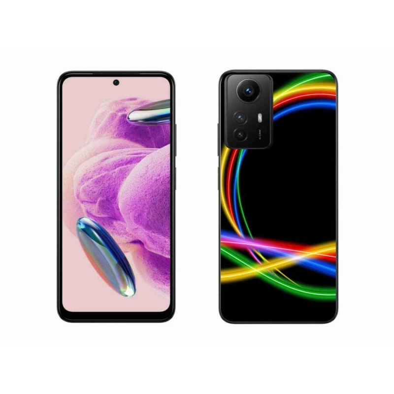 Gél tok mmCase a Xiaomi Redmi Note 12S számára - neon körök