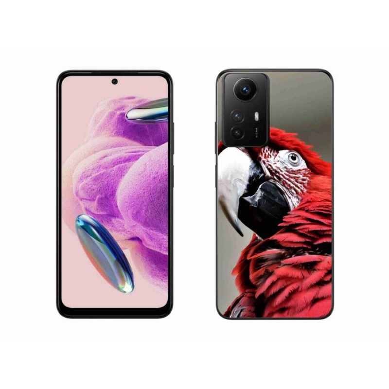 Gél tok mmCase a Xiaomi Redmi Note 12S-hez - papagáj ara piros