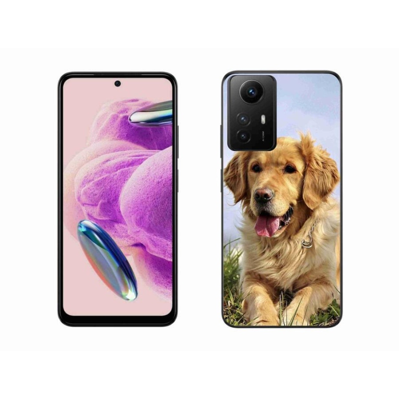 Gél tok mmCase a Xiaomi Redmi Note 12S számára - arany retriever